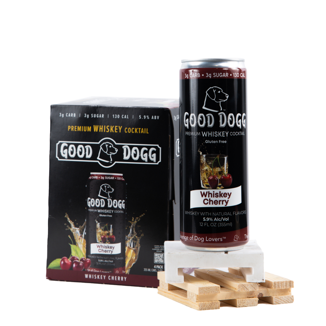 Good Dogg Whiskey Cherry Cocktail Can and Multipack